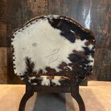 Vintage chair cowhide