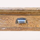 Weathered wooden desk