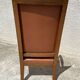 Fauteuil en bois et cuir