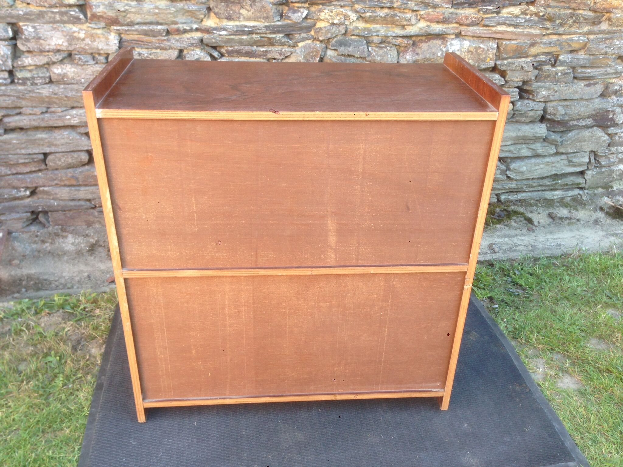 Vintage library in low teak