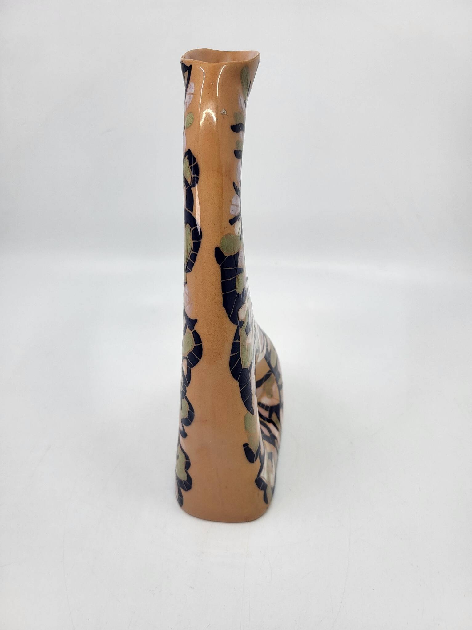 Vase soliflore vintage en céramique par Gabrielle Mackiewicz, France, 1960