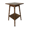 Bamboo side table, carved wood, 1960