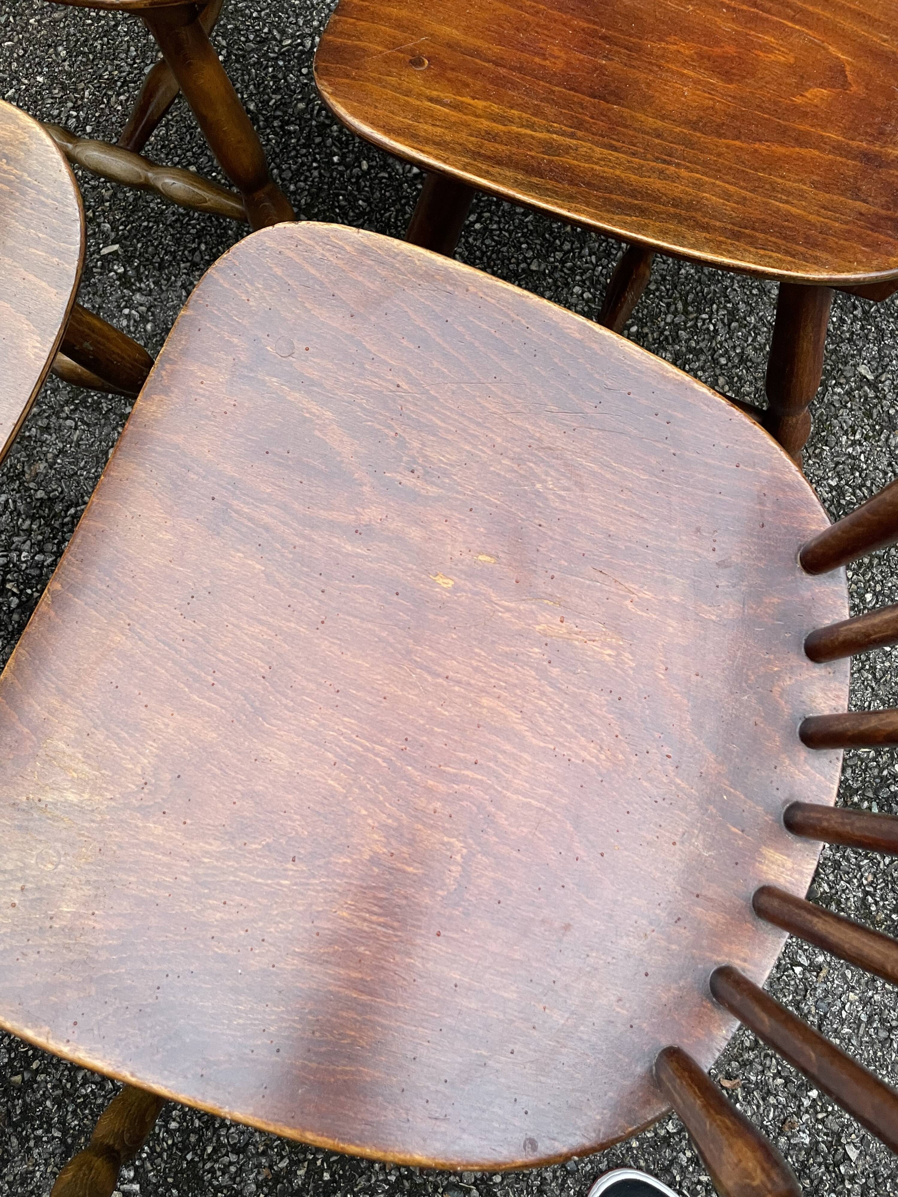 Set of 6 Baumann bistro chairs