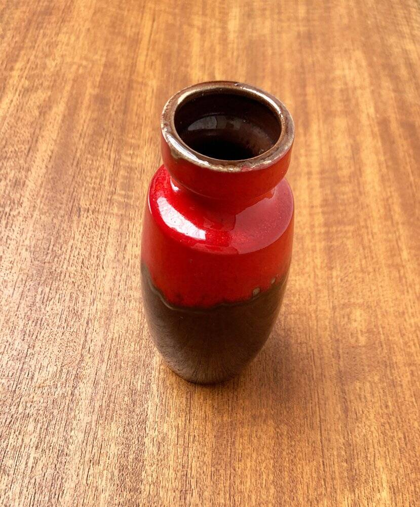 Mid-Century Fat Lava vase in ceramic WGP by Scheurich, West Germany, 1960s.