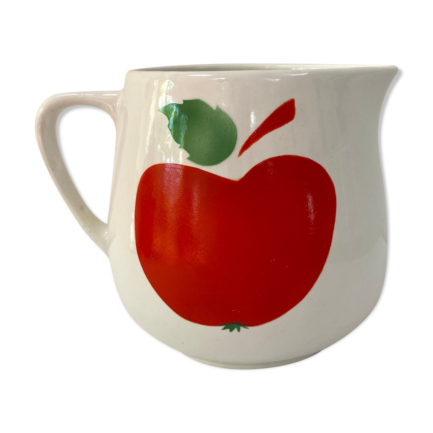 Vintage porcelain apple pitcher 1L