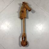 Danish pine hobby horse 1970’s