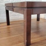 Brown lacquered designer coffee table