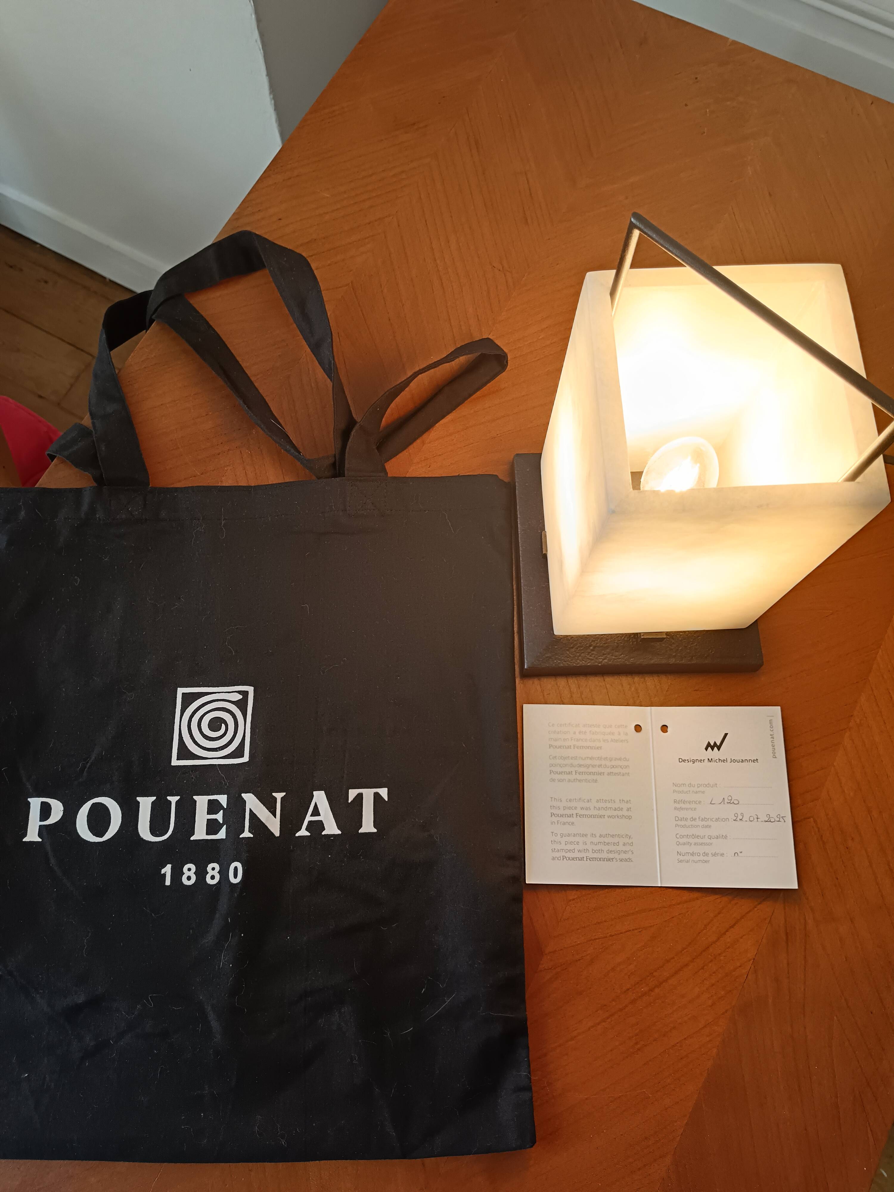 L120 lamp by Michel Jouannet for Maison Pouenat