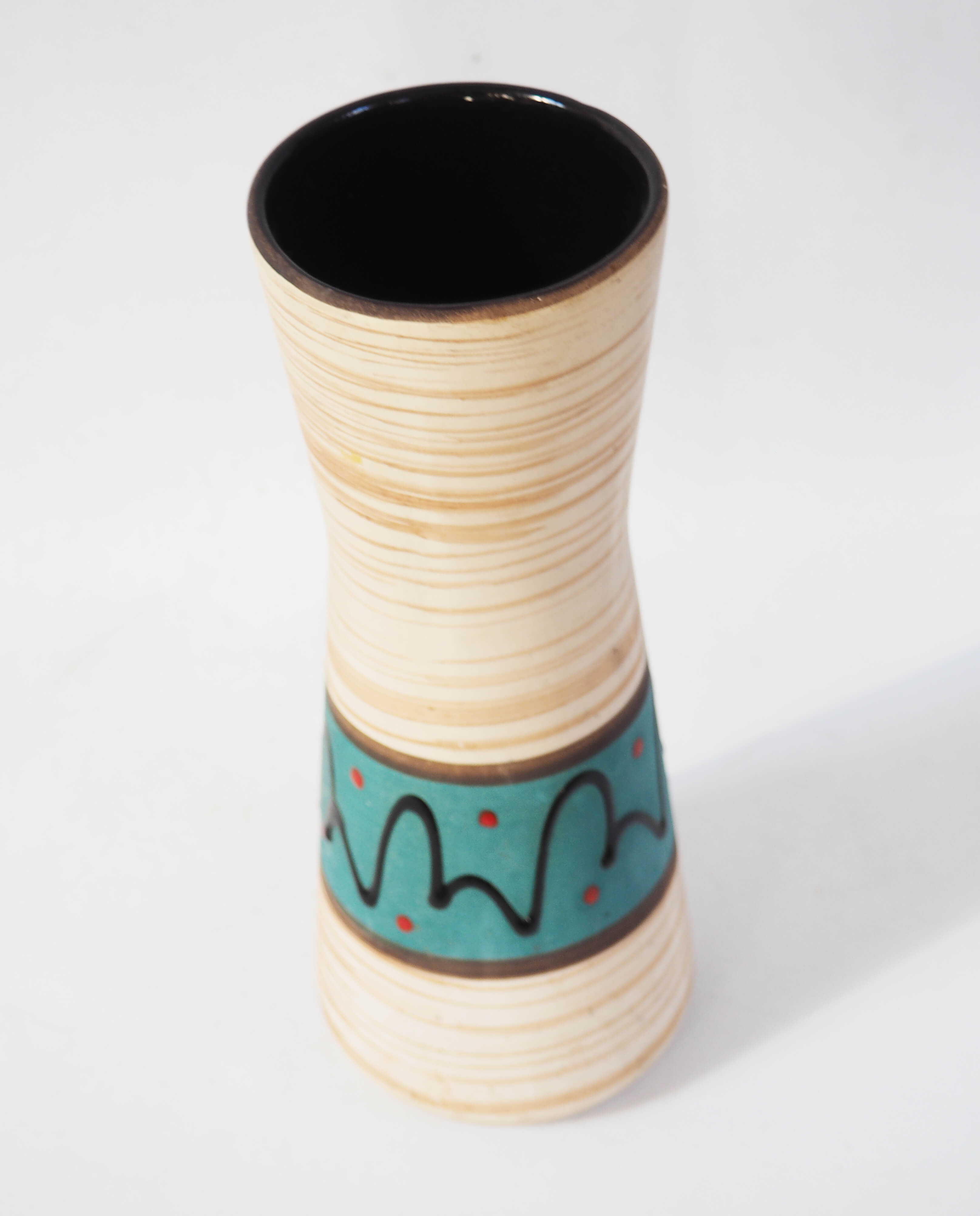 West Germany blue vase