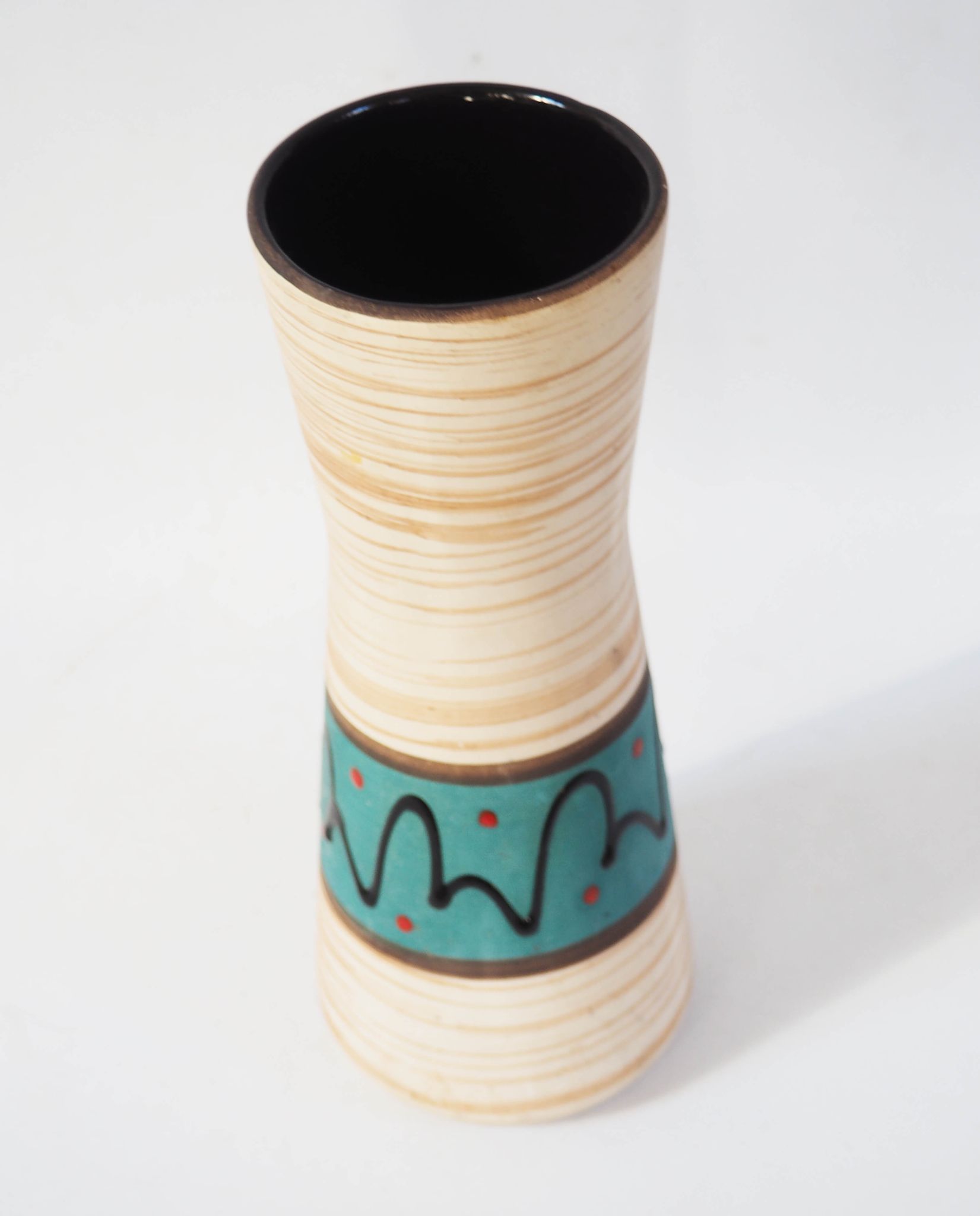 West Germany blue vase