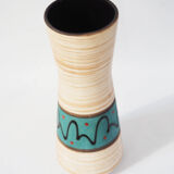 Vase West Germany bleu