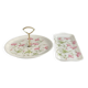 Set of 2 porcelain dishes Pillivuyt Liserons pattern