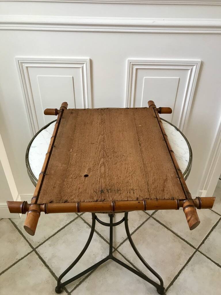 Barber mirror style bamboo XXth