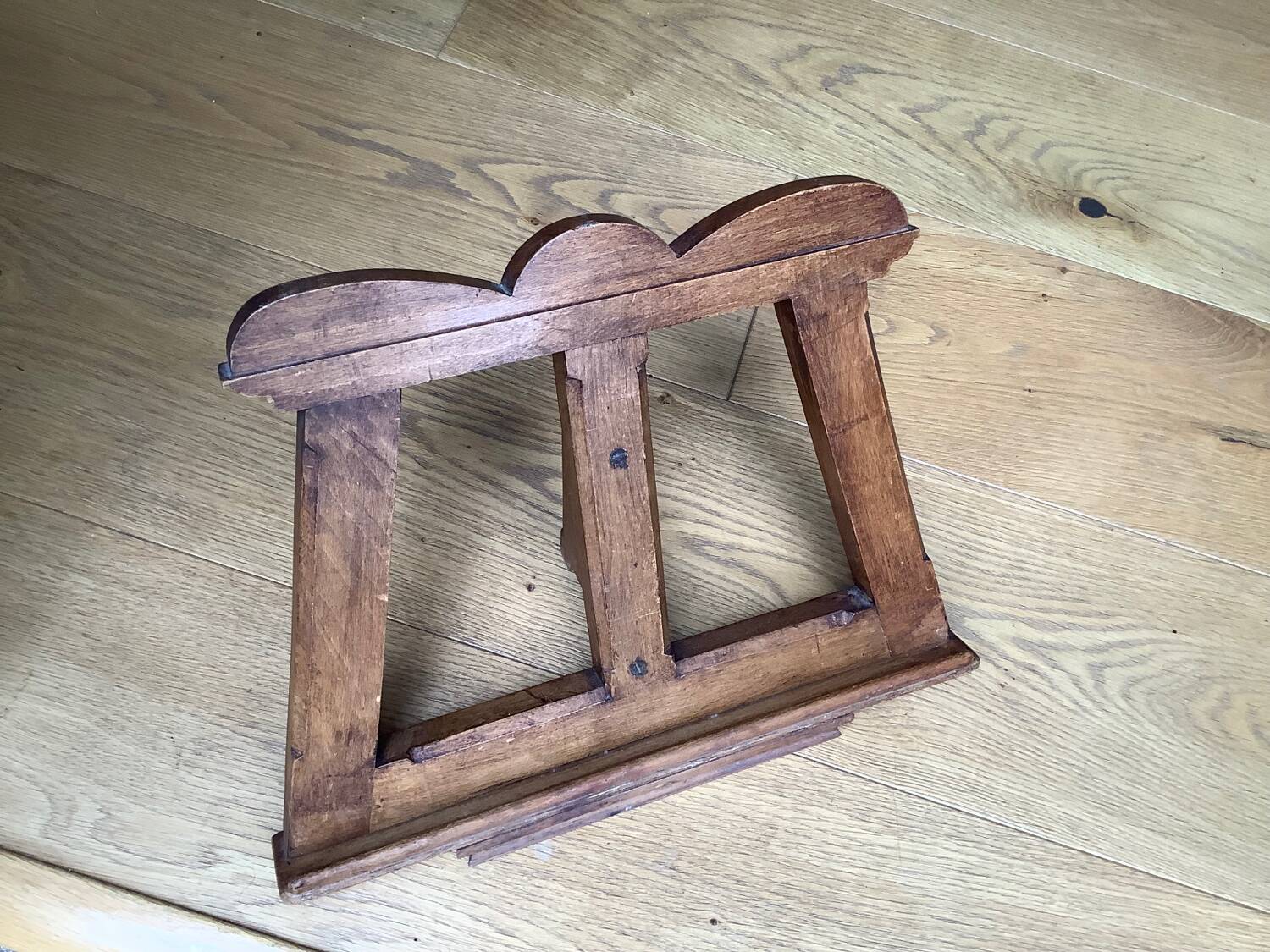 Old reading desk table lectern