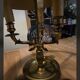 Vintage Bouillotte Lamp in Bronze – Empire/Directoire Style – Signed F.B.