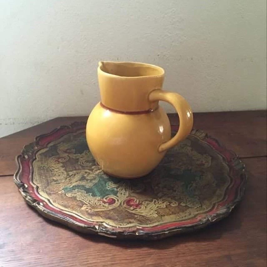 Florentine style wooden tray