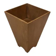 Jardinière en bois minimaliste, géométrique vintage