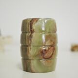 Smoking accessories in marble and onyx, 1970s, lot of 4