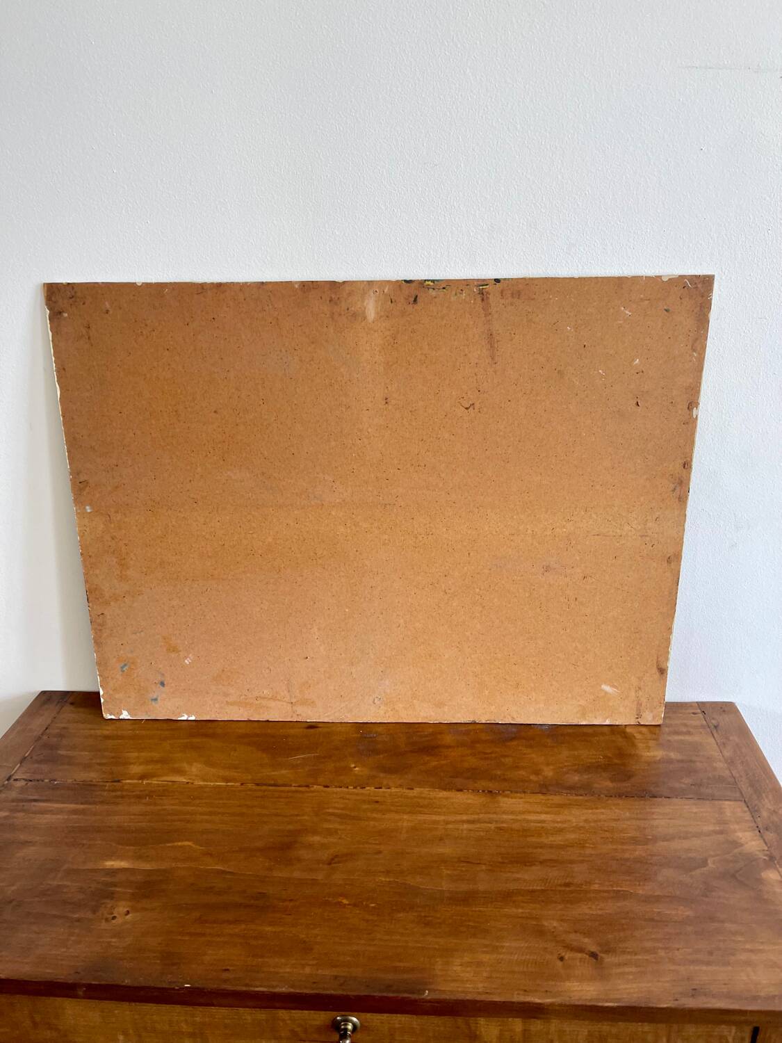 Oil on wood signed Delacourt