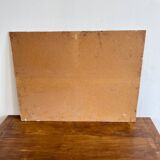 Oil on wood signed Delacourt