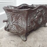 Old cast iron planter