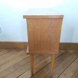 Bedside table feet pencils