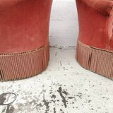 Pair of armchairs pink