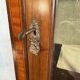 Stunning Antique Edwardian Inlaid Mahogany Bow-Front Silver Display Cabinet