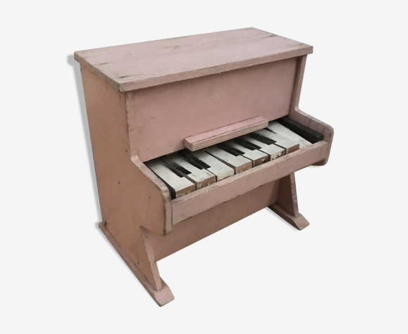 Piano ancien enfant bois rose 8 touches | Selency