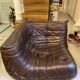 Togo leather chaise lounge by Ligne Roset