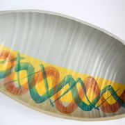 Dish or large grey pocket empty in the Scandinavian style of Jean Austruy in Vallauris