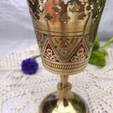 Golden brass incense holders INDIA.