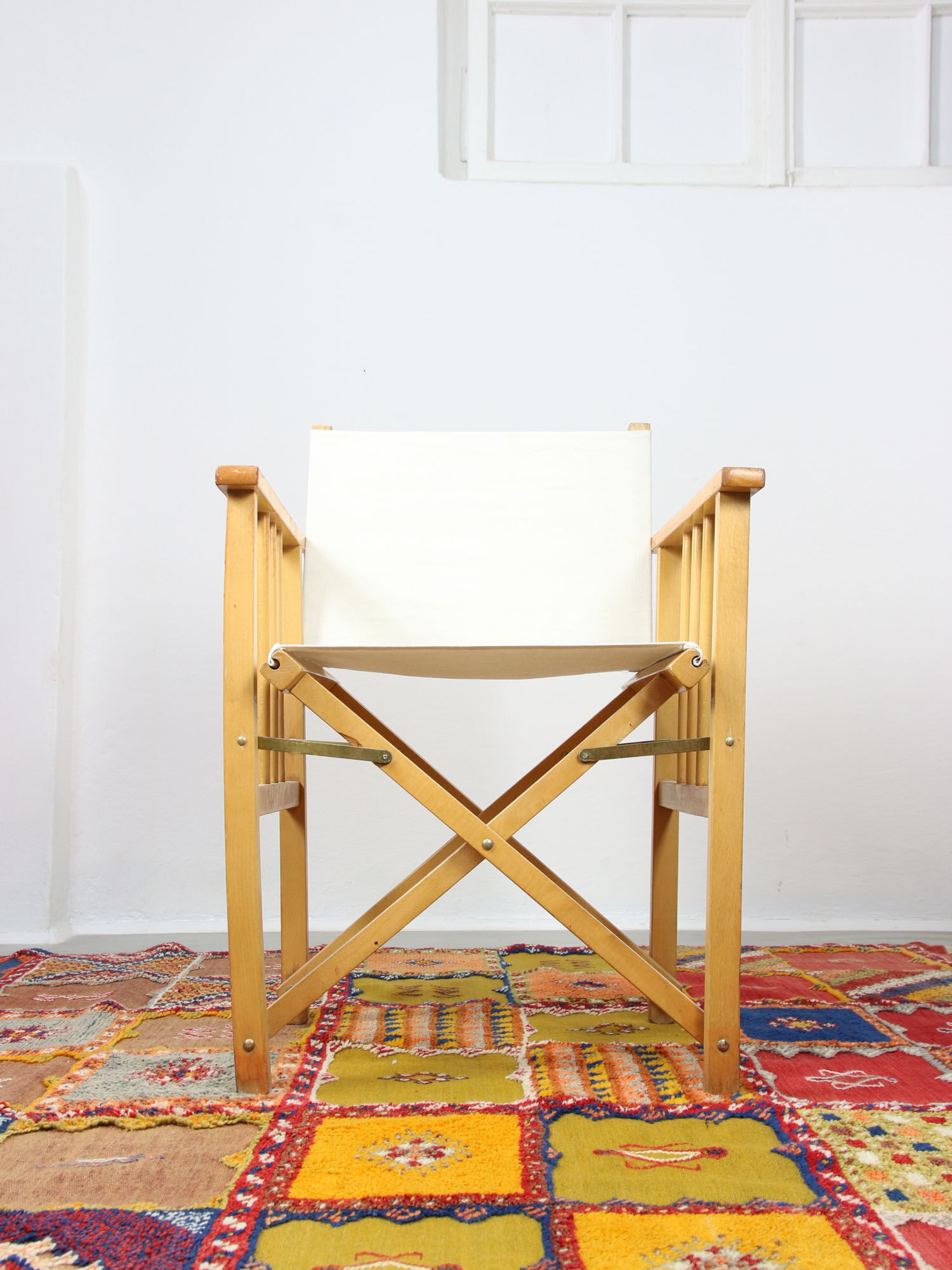 Vintage italian directors folding chair from calligaris