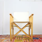 Vintage italian directors folding chair from calligaris