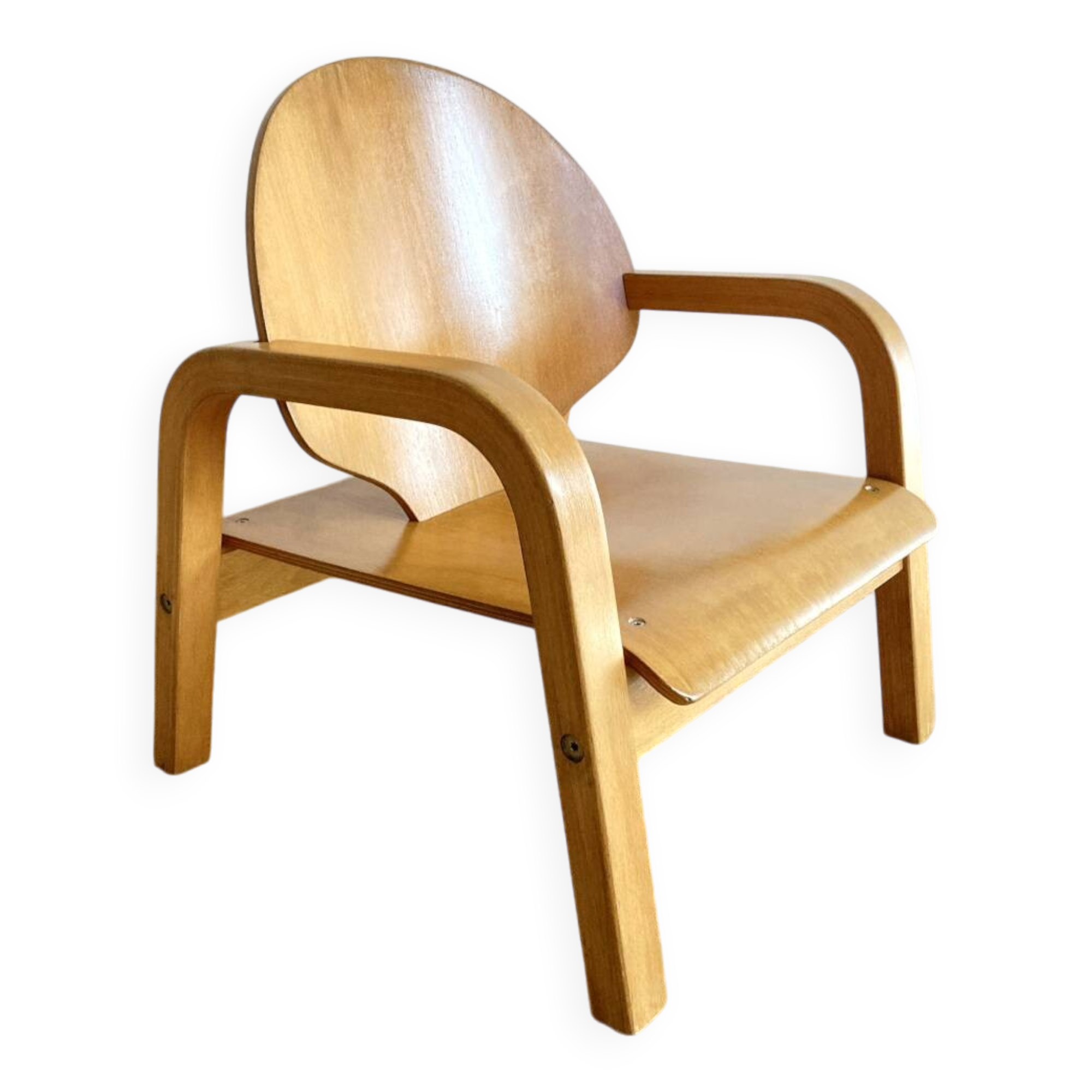 Scandinavian style wooden children's chair