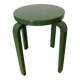 Tabouret Style Alvar Aalto vert