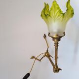 Lamp W. Benson tripod - Art Nouveau