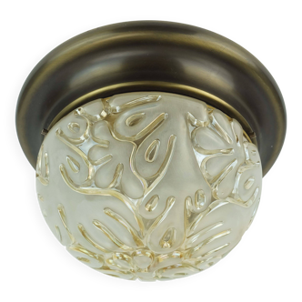 beautiful mid century CEILING FIXTURE plafoniere flush mount 1970