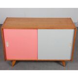 Pink and white chest of drawers by Jiri Jiroutek, model U-452 circa 1960
