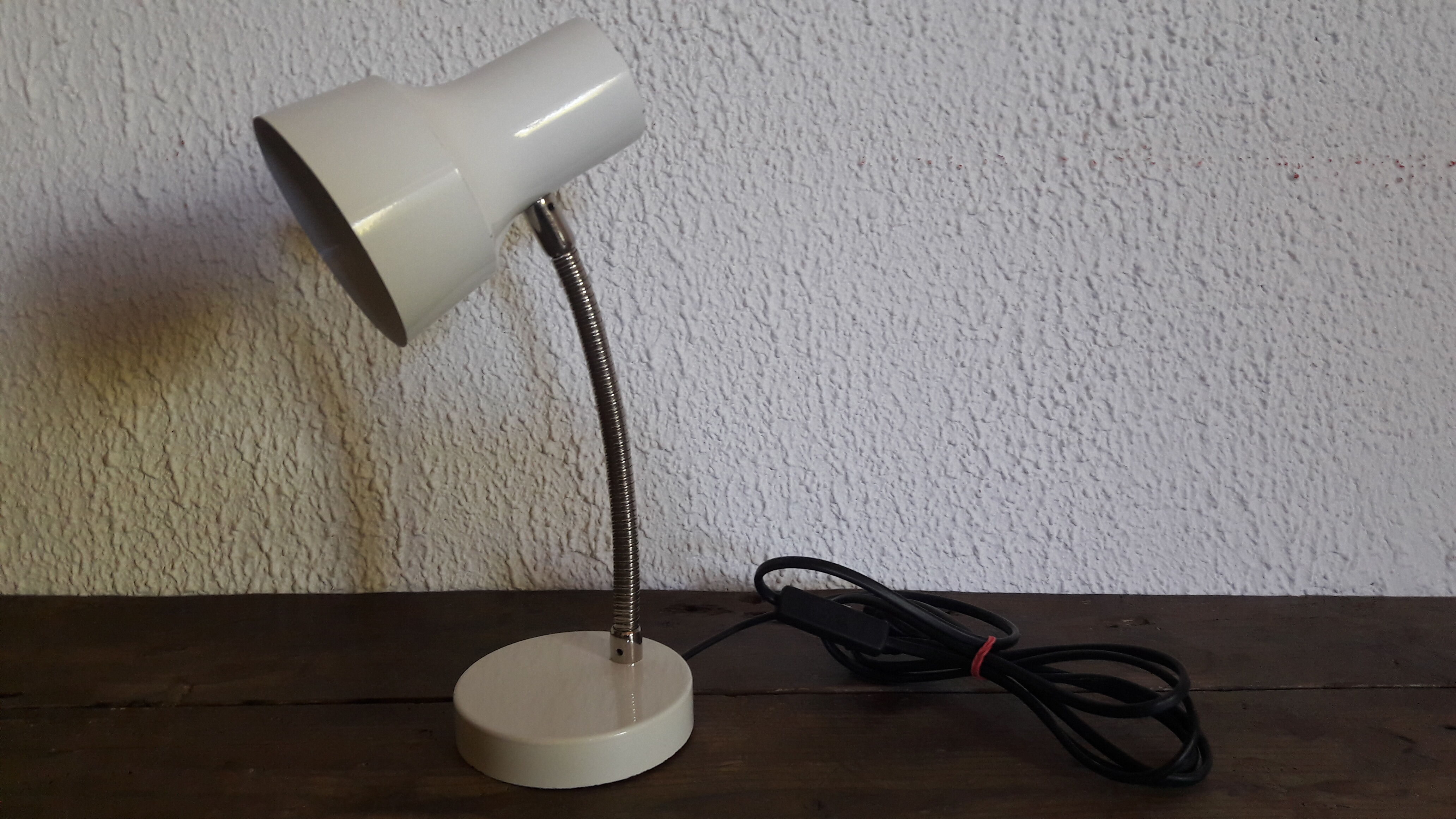 White desk lamp