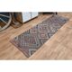 Boho Chic Turkish Pink Vintage Oushak Wool Runner Rug 82x271