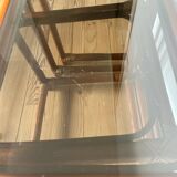 Bamboo and rattan nesting tables
