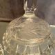 Bohemian crystal set with carved decoration