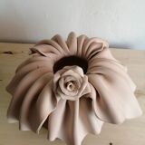 Draped terracotta pot