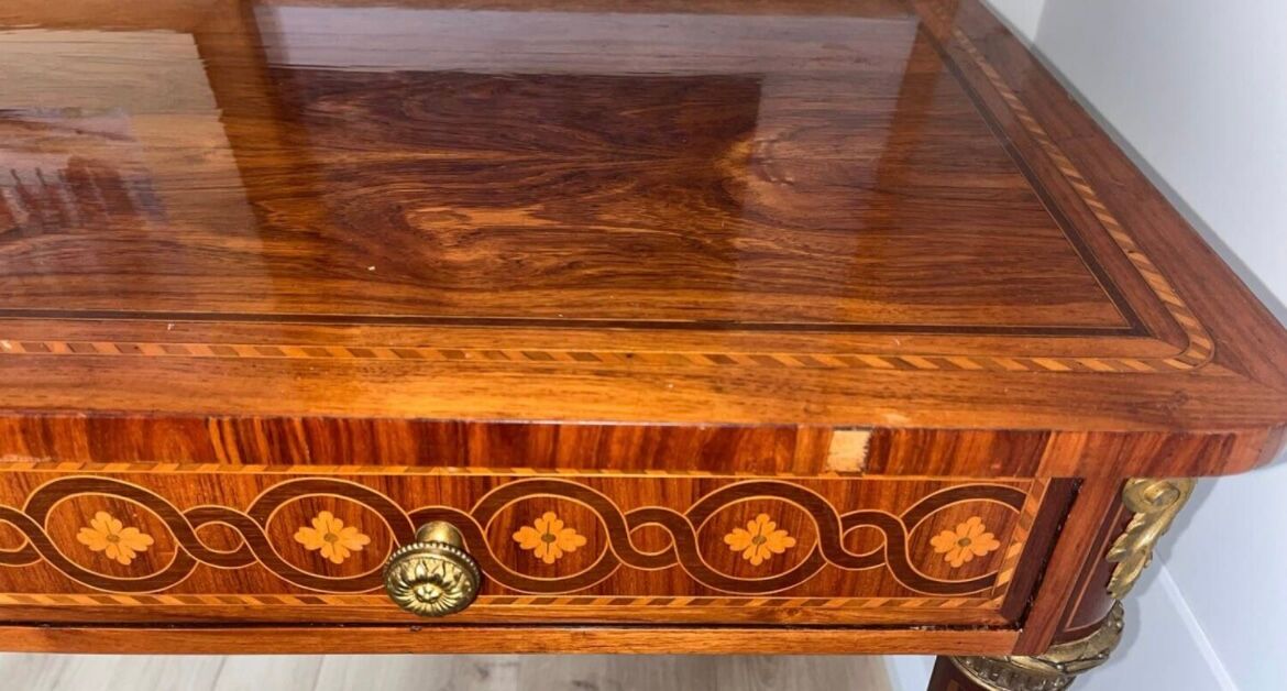 Marquetry desk