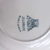 1 deep plate from Gien, Jeannine model