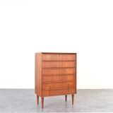Mid-Century Danish Teak Chest of Drawers, 1960s.