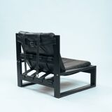 Chaises longues brutalistes avec repos-pieds de Sonja Wasseur, années 1970