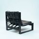 Chaises longues brutalistes avec repos-pieds de Sonja Wasseur, années 1970