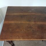 Desk with turned legs
